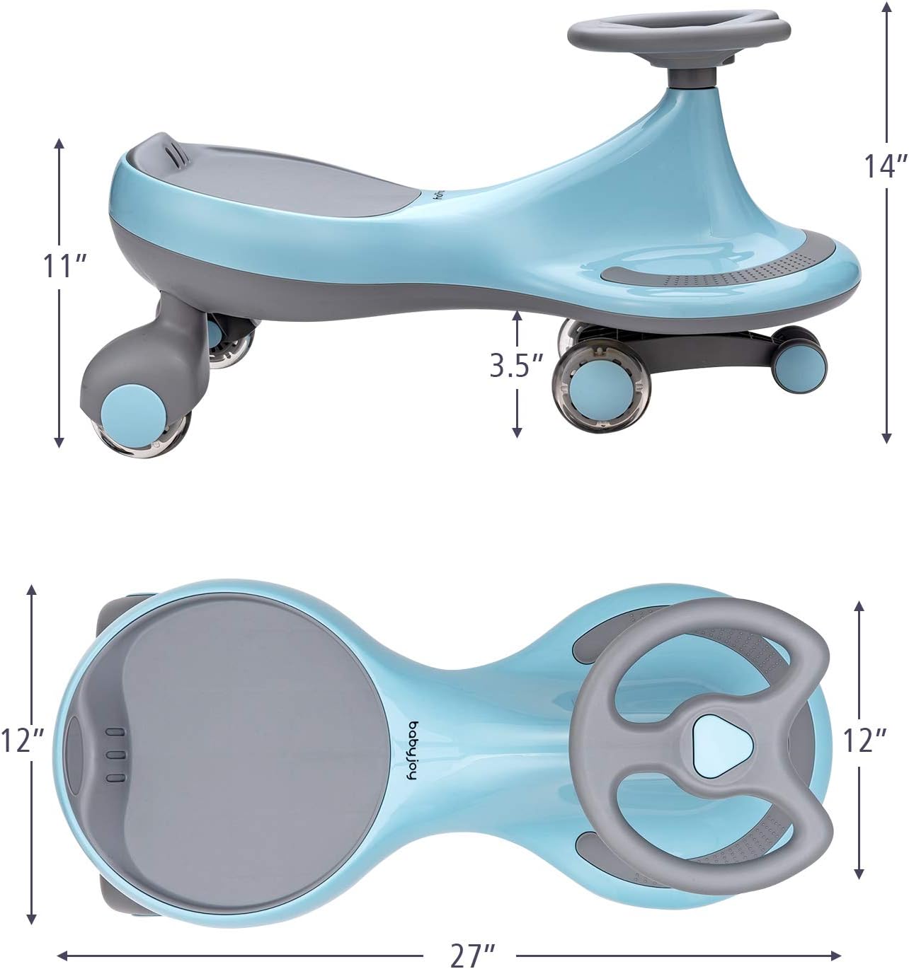  2 in 1 Wiggle Car