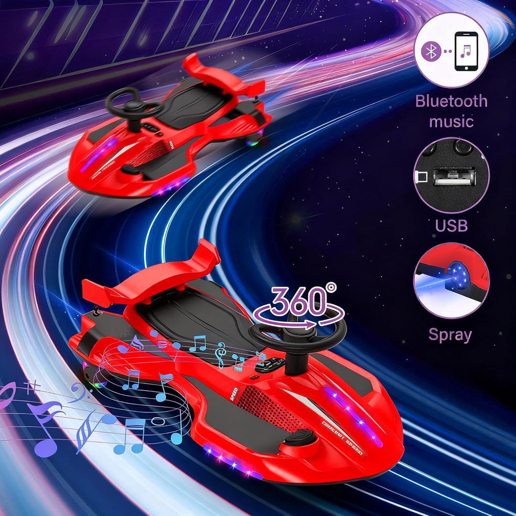 12V Electric Wiggle Car with Pedal