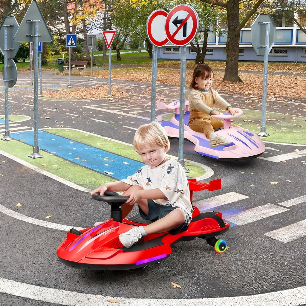 12V Electric Wiggle Car with Pedal
